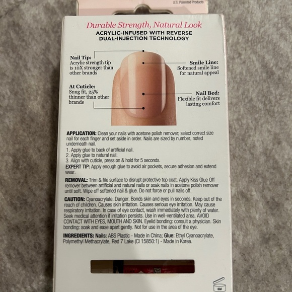 Kiss Acrylic Gel Press on Nails Bundle, short, medium & long artificial nails - Picture 4 of 7